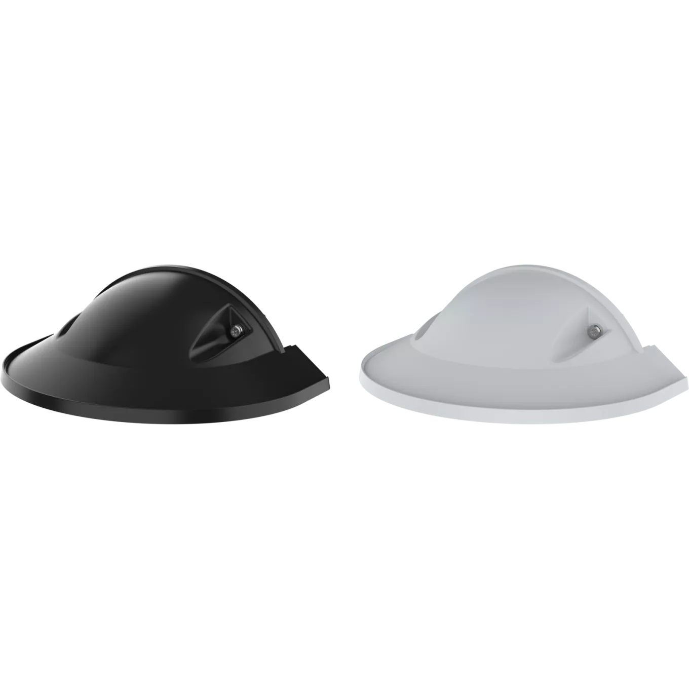 AXIS TP3836-E Weathershield Black/White viewed from its left angle.