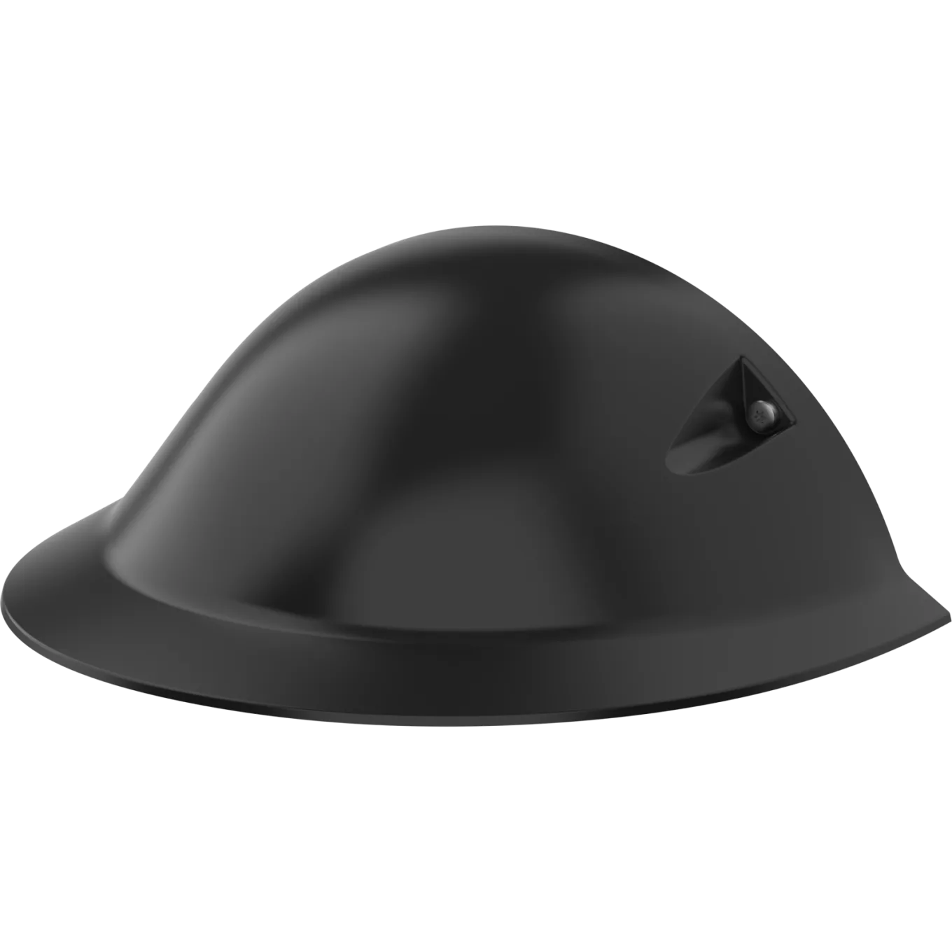 Black AXIS TQ3817-E Weathershield viewed from its left angle.