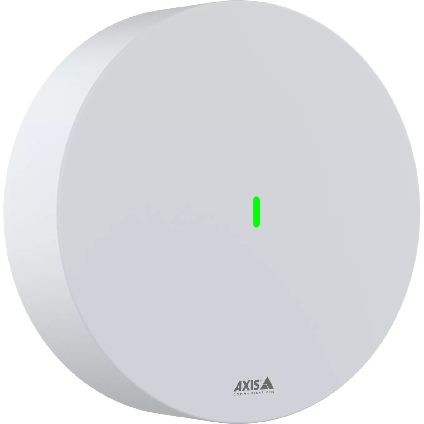 AXIS D6210 Air Quality sensor, white polycarbonate casing, viewed from the right