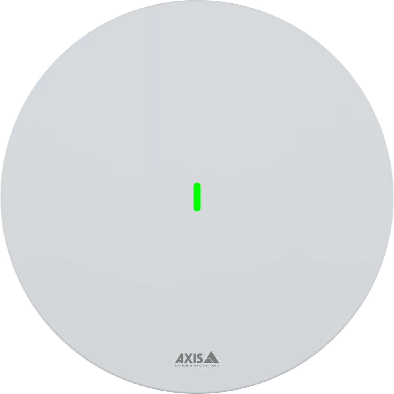 AXIS D6210 Air Quality sensor, white polycarbonate casing, viewed from the front