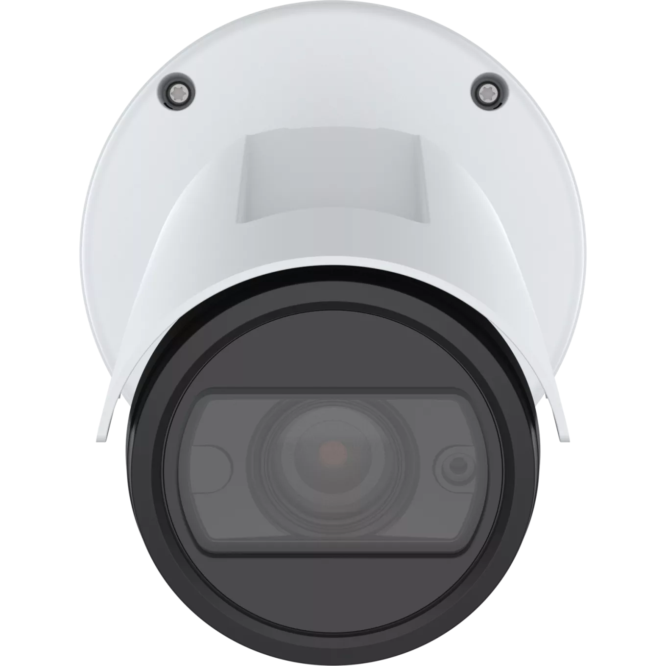  AXIS P1488-LE con carcasa blanca sobre fondo blanco, vista desde el frente 