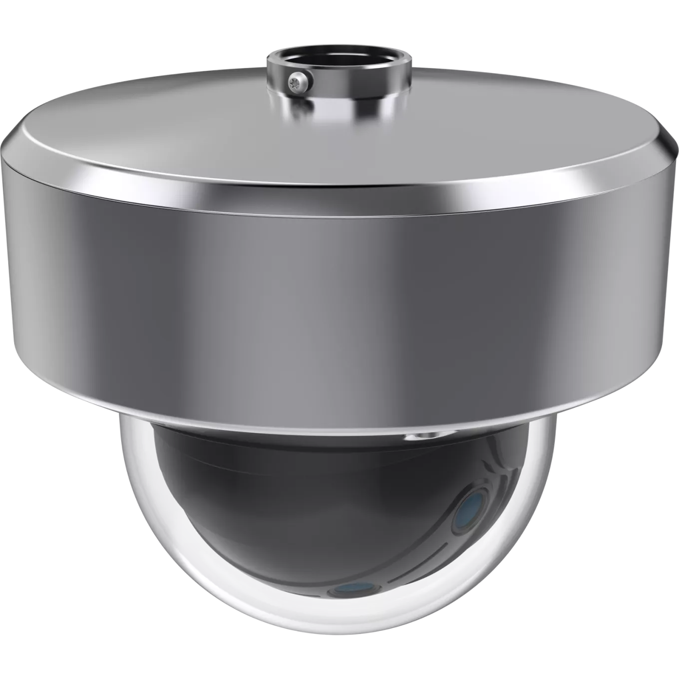 Stainless steel dome camera with stainless steel pendant kit