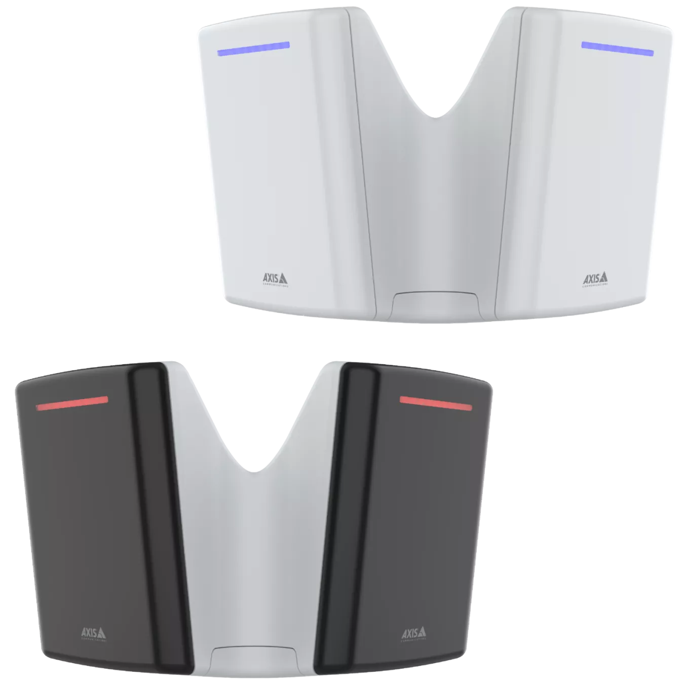 AXIS D2122-VE Radar, in black and white color