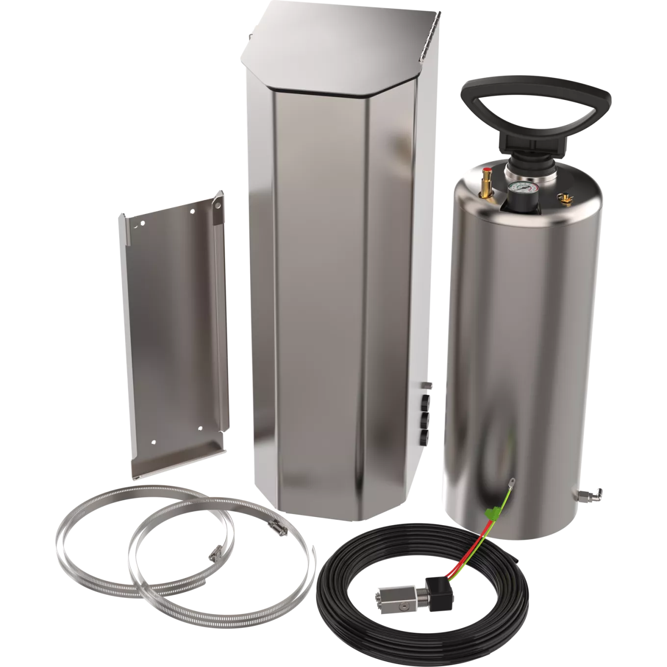 Steel AXIS TX1901 Washer Kit viewed from its left angle