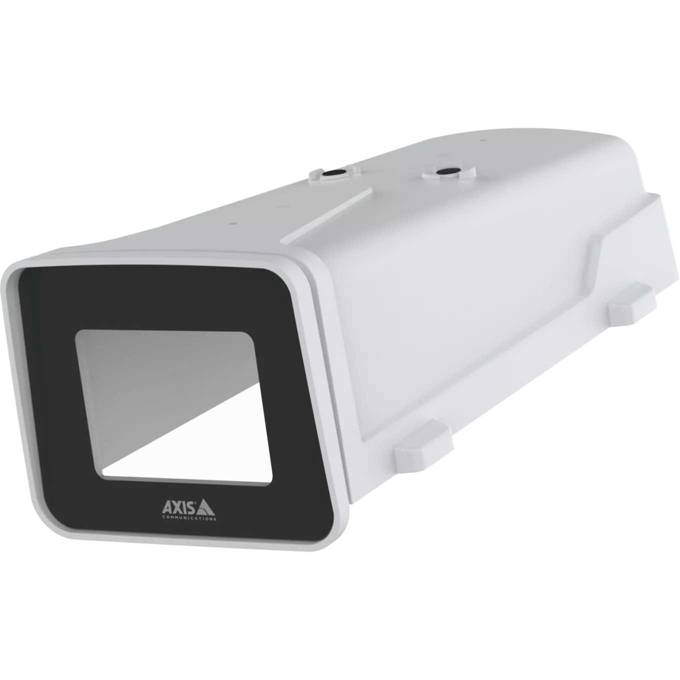 White AXIS TP1810-E Top Cover with black rim viewed from its left angle.