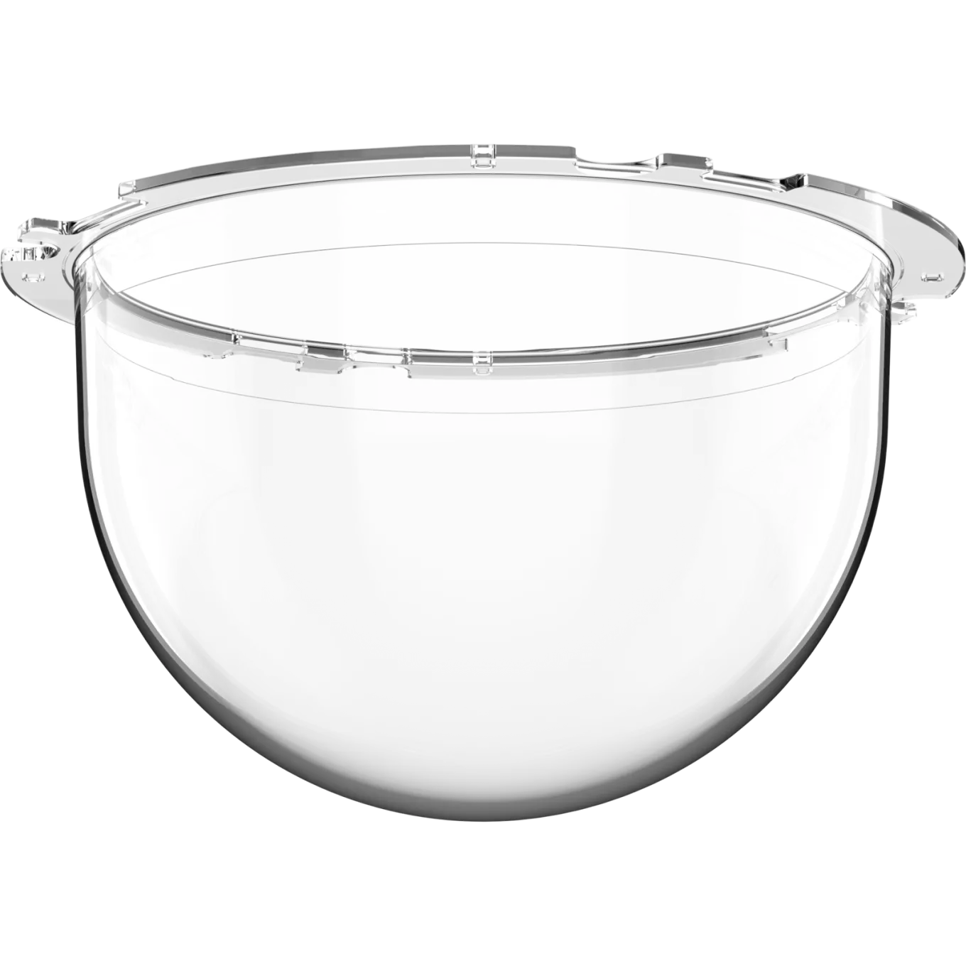 Clear AXIS TQ3812-E Dome Hydrophilic viewed from its front angle.