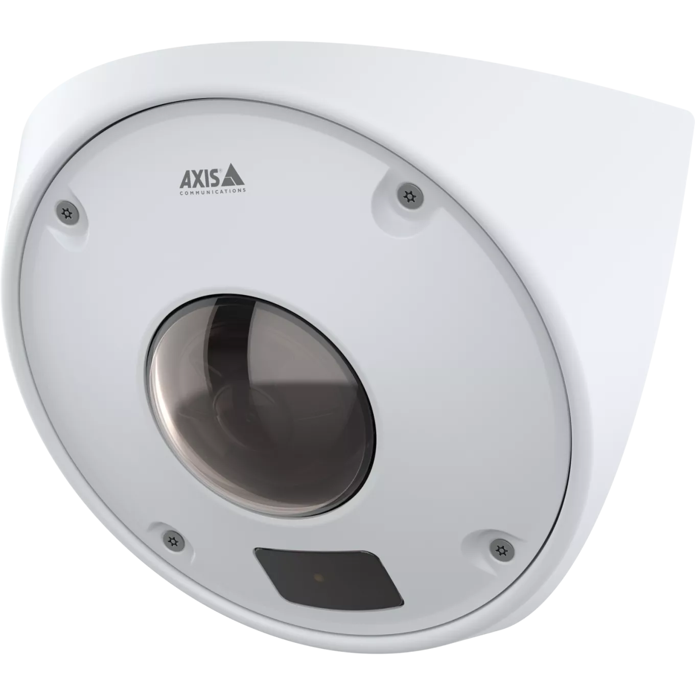 White AXIS Q9227-SLV Corner Camera viewed from its right angle
