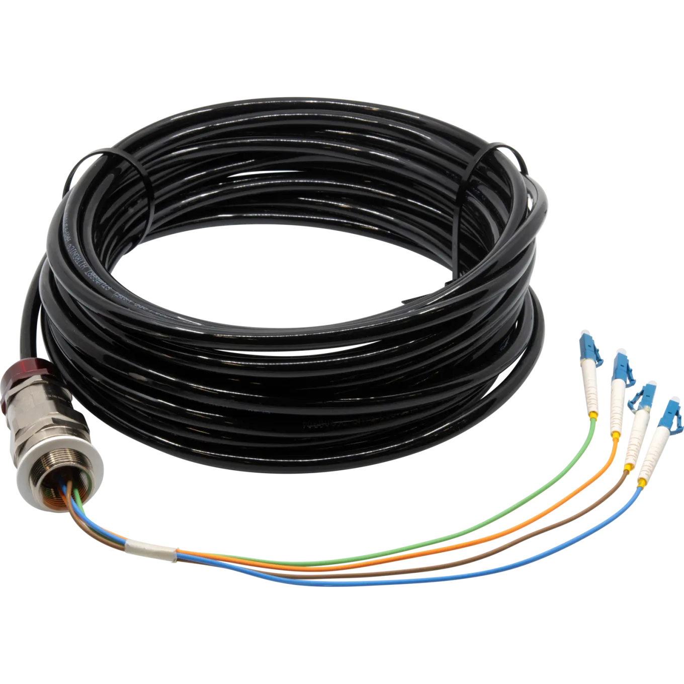 Product image of 10 m AXIS TX1204 Fiber Optic Cable Kit Single Mode