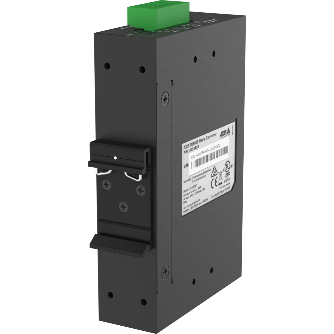 Opción de montaje en carril DIN para AXIS TU8008