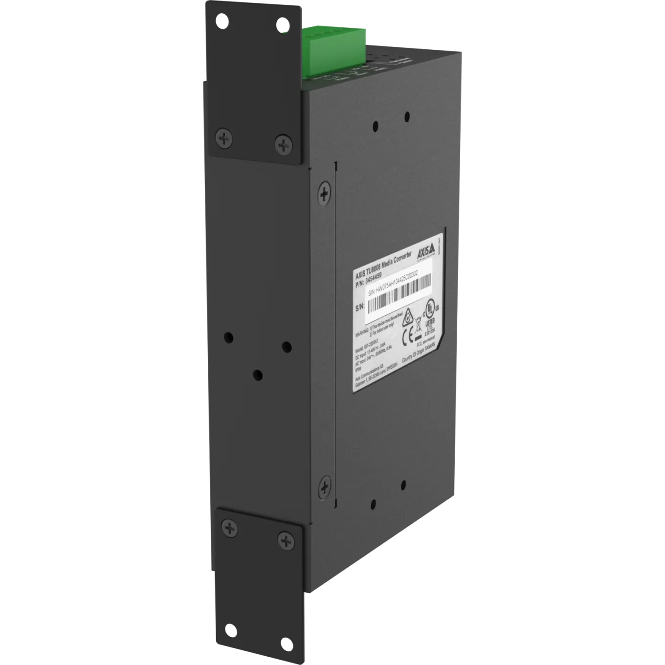 Wall mounting option of AXIS TU8008