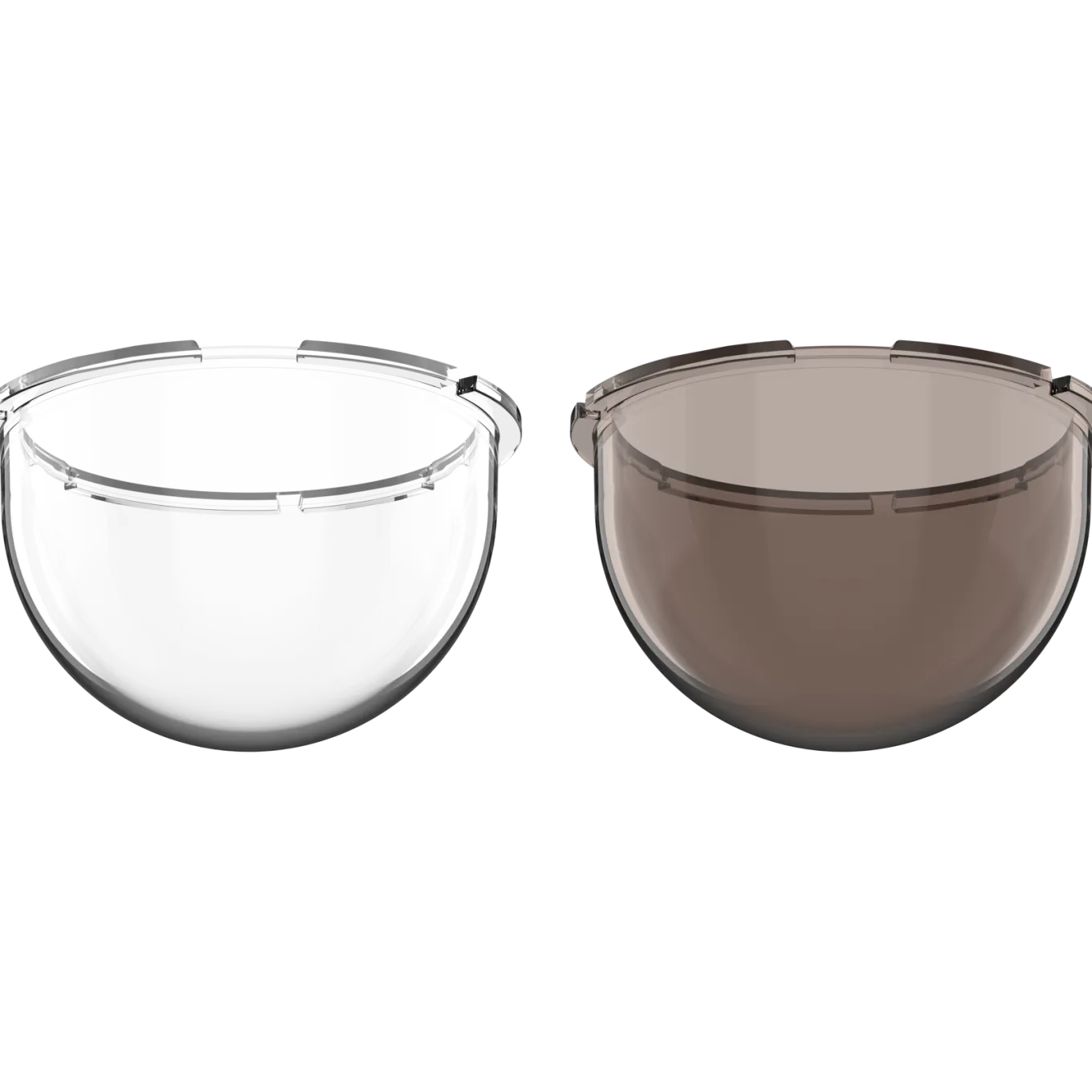 AXIS TM3830 Dome Clear/Smoked viewed from its front 