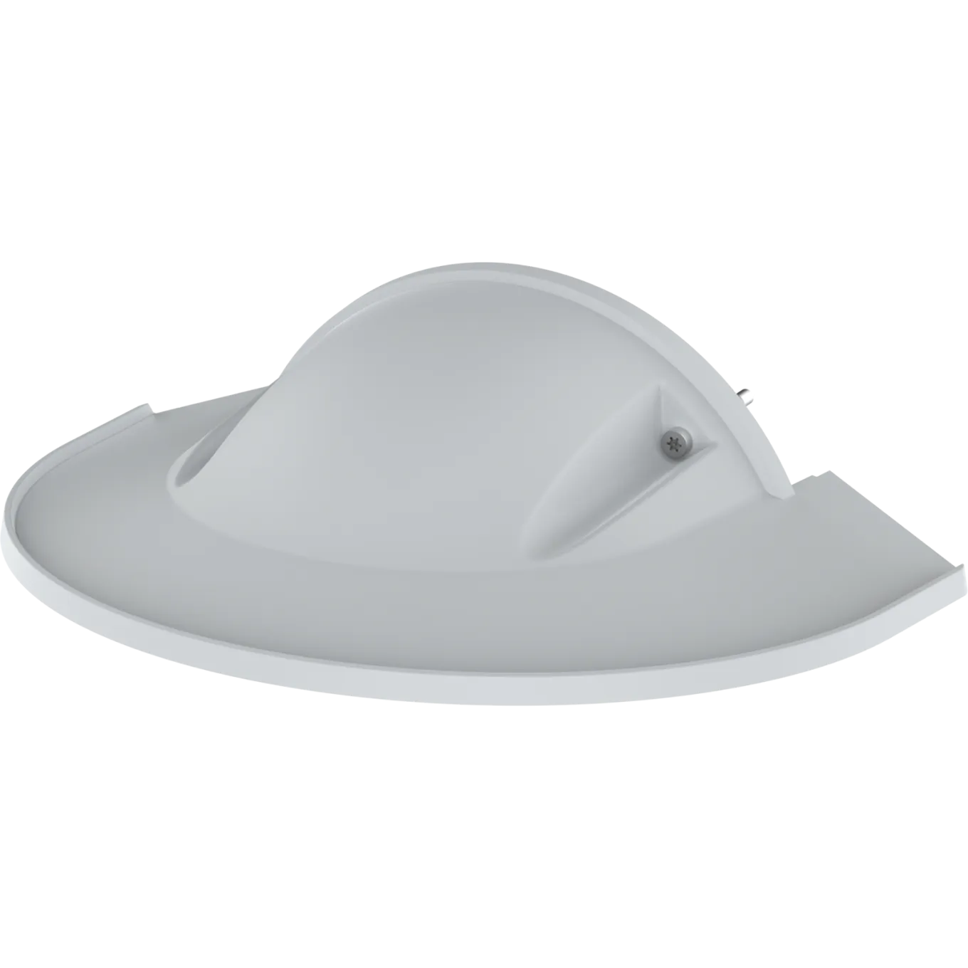 White AXIS TP3845-E Weathershield viewed from its left angle