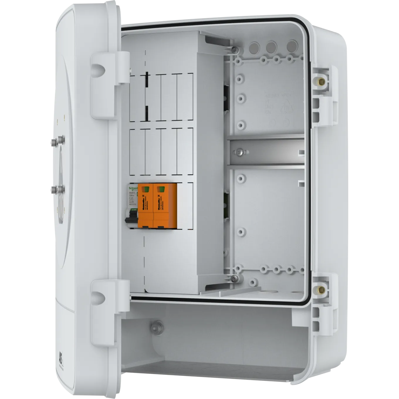 Product image of half open door of AXIS TQ1827-VE Safety Cabinet