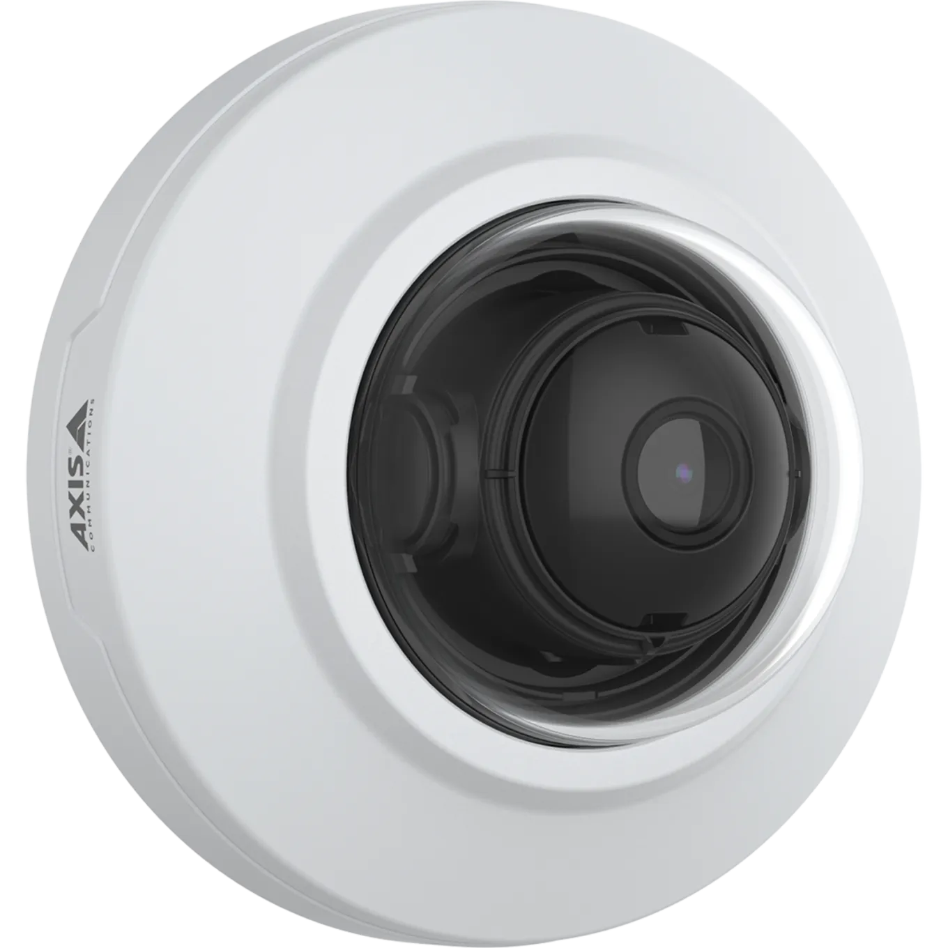 AXIS M3085-V mounted on wall, viewed from the right  