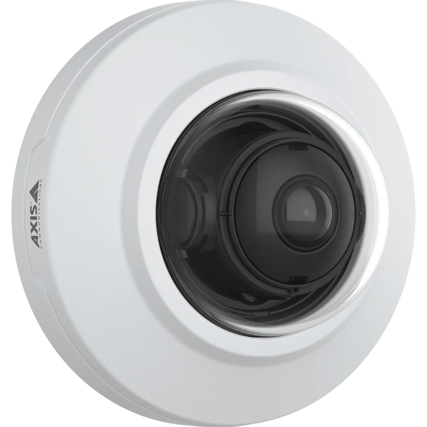 AXIS M3086-V mounted on wall, viewed from the right