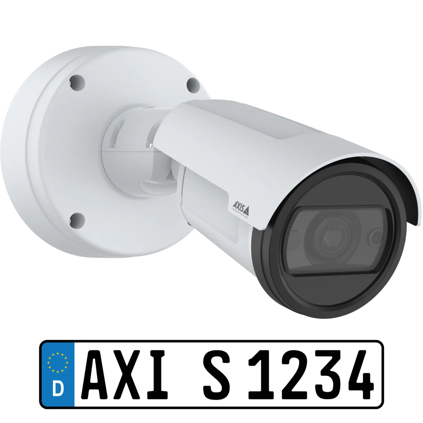 AXIS P1485-LE Kit wall mounted, viewed from the right