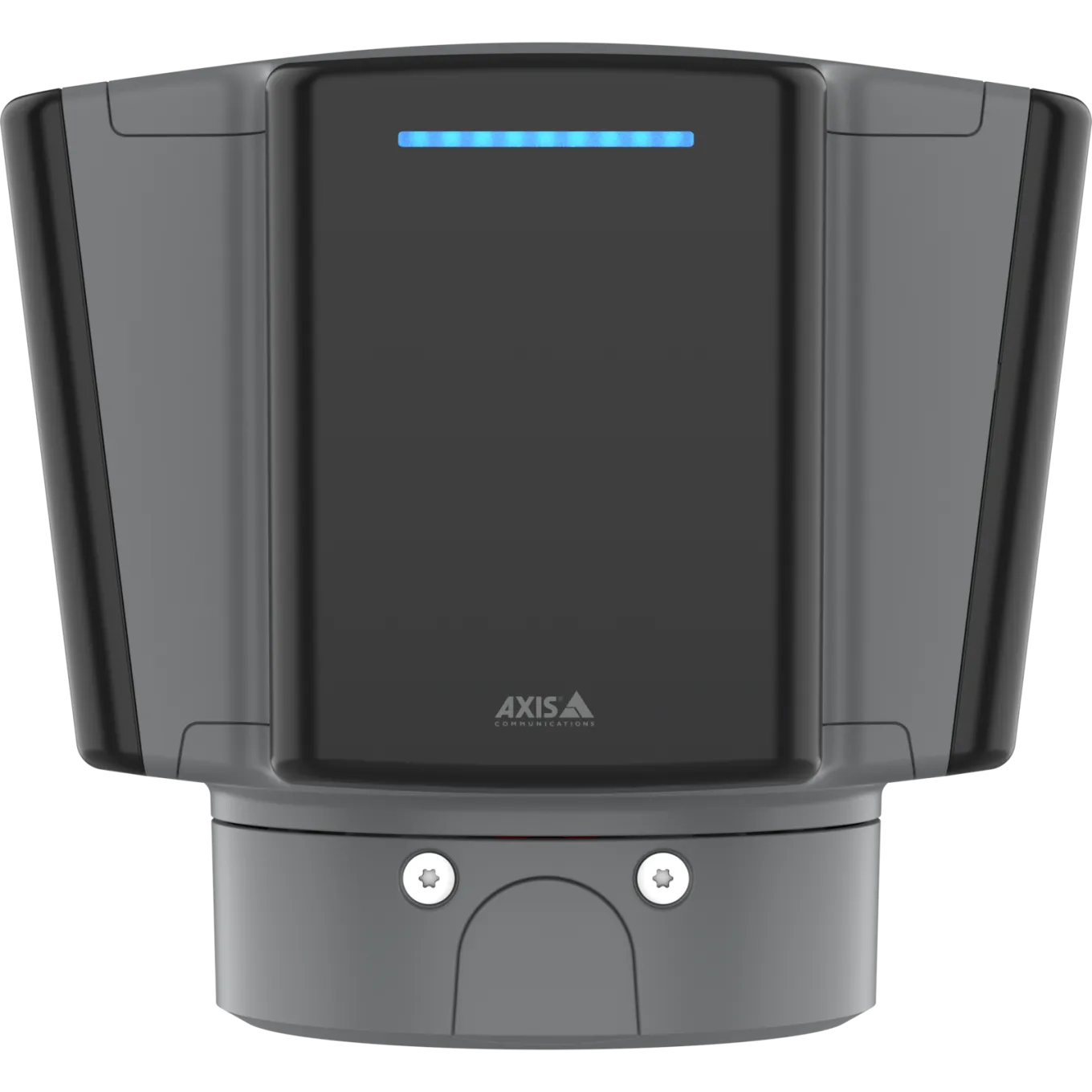 AXIS D2124-VE Radar in black, viewed from the front 