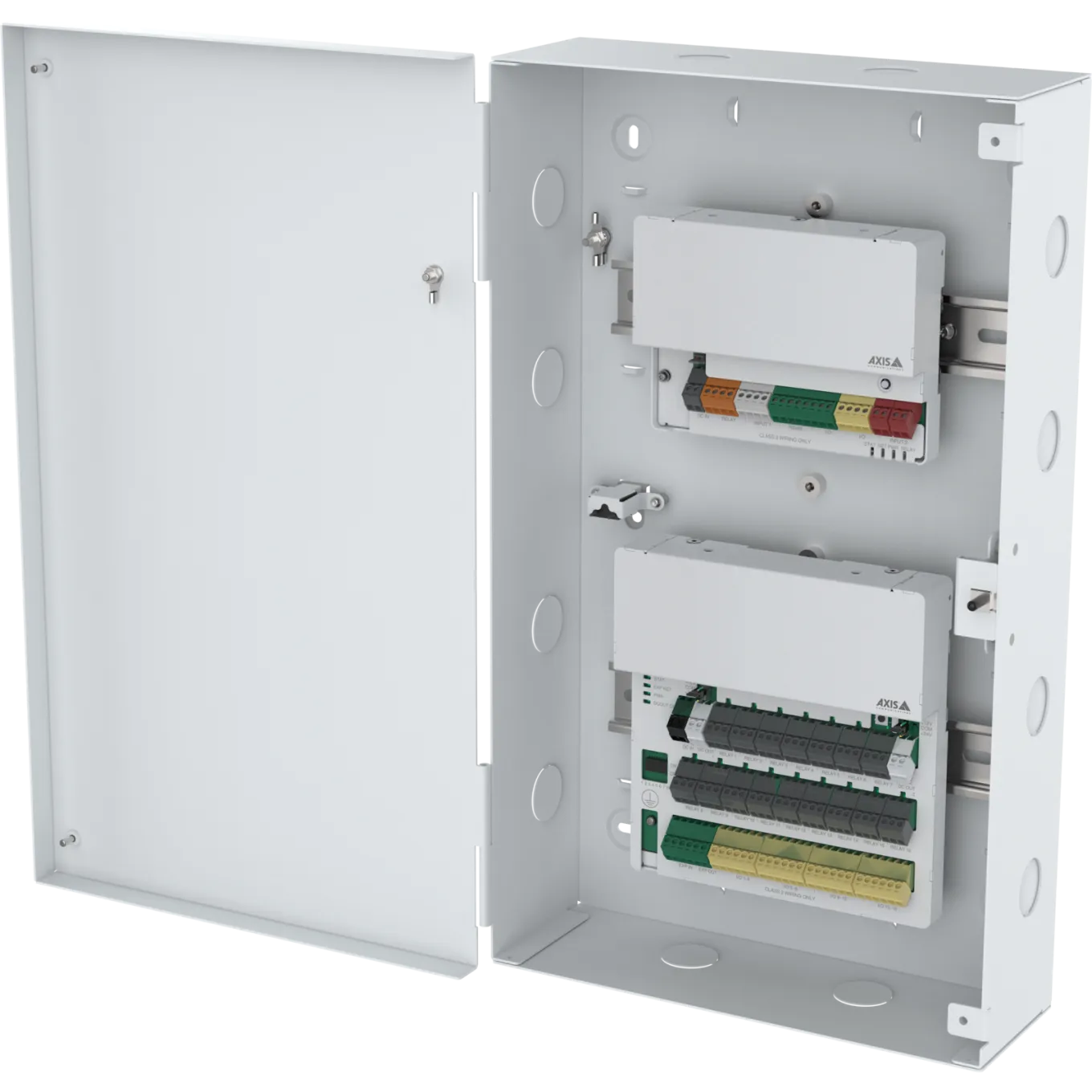 AXIS A9920 din rail enclosure installation
