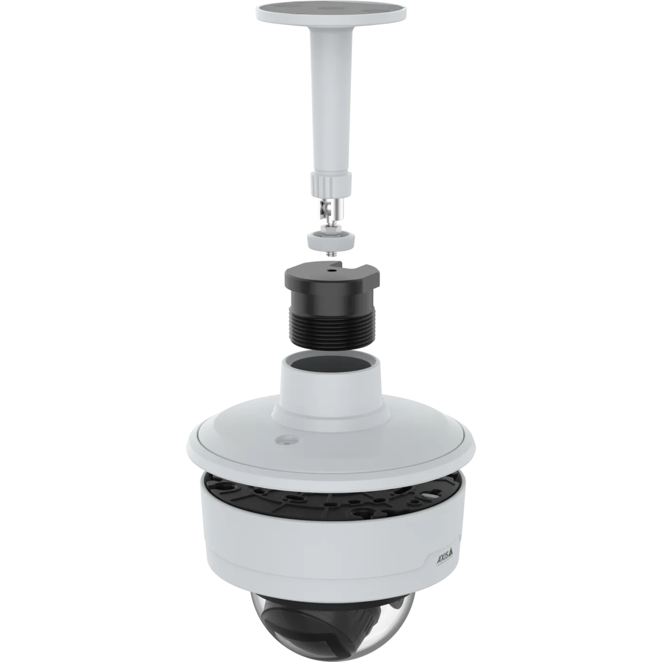 pipe adapter with stand and pendant kit and camera showing how to be used
