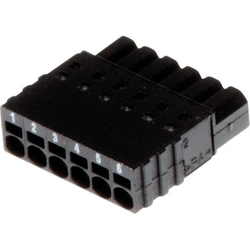 AXIS Connector A 6-pin 2.5 Straight