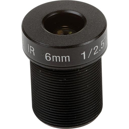 Lens M12 Megapixel 6.0 mm, F1.6