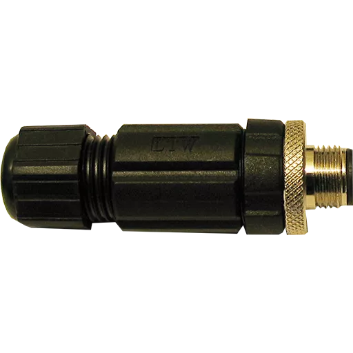 Male M12 4p Connector, 10 pcs