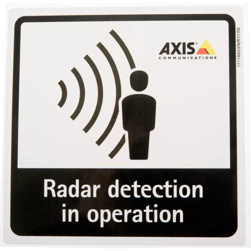 Radar Detection Sticker