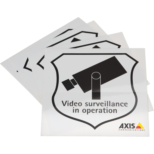 Sticker Site sous video surveillance