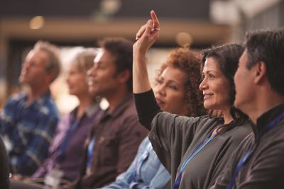 businesswoman conference
